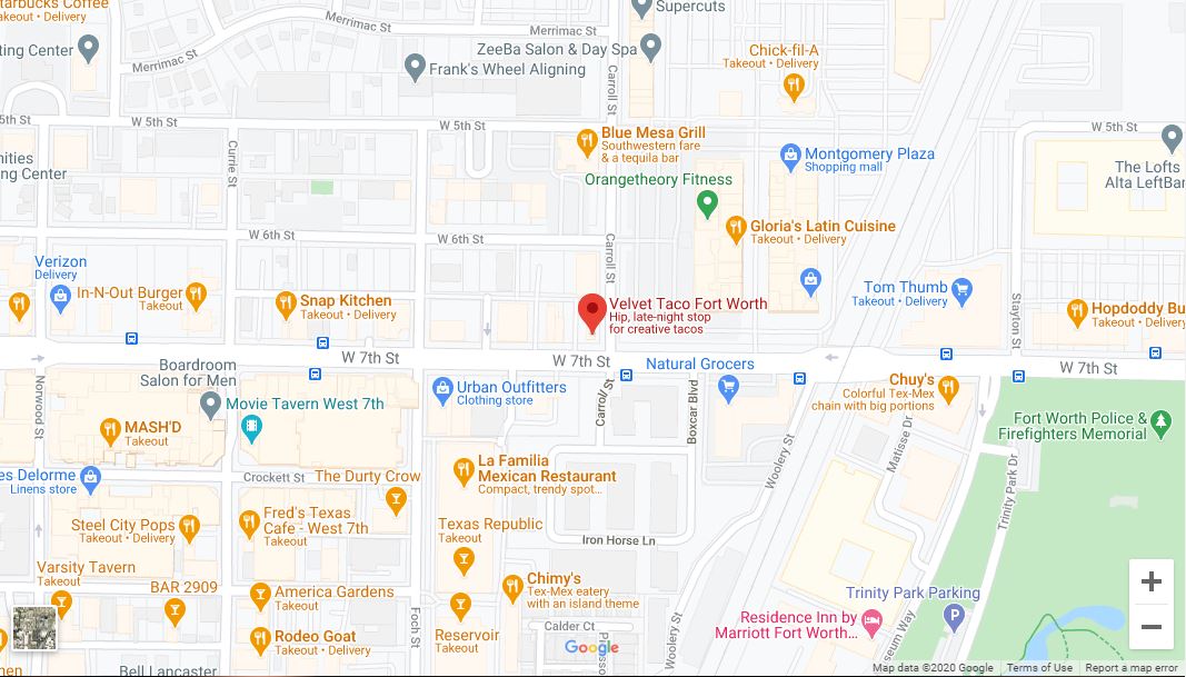 Fort Worth Google Maps Desktop