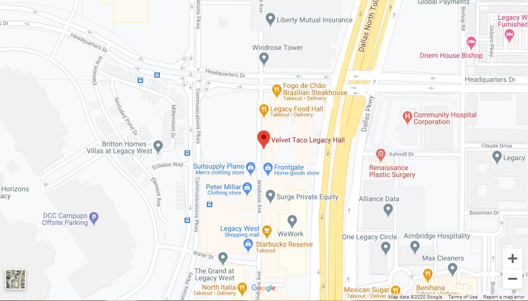 Legacy Hall Google Maps Desktop
