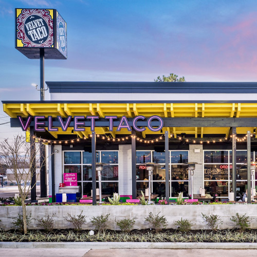 Exterior of Velvet Taco Houston