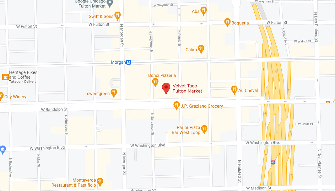Fulton Market Google Maps Desktop
