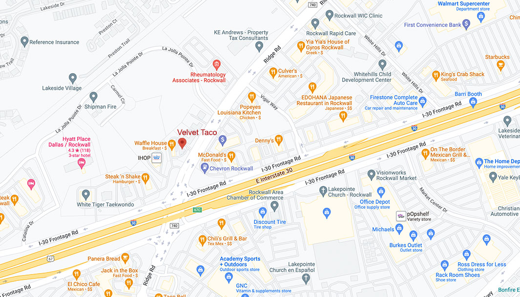 Rockwall Google Maps Desktop