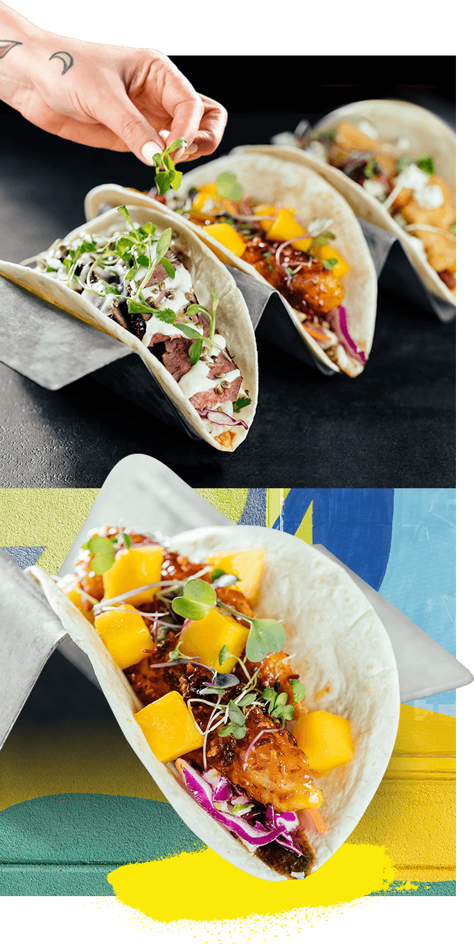 Collage of tacos