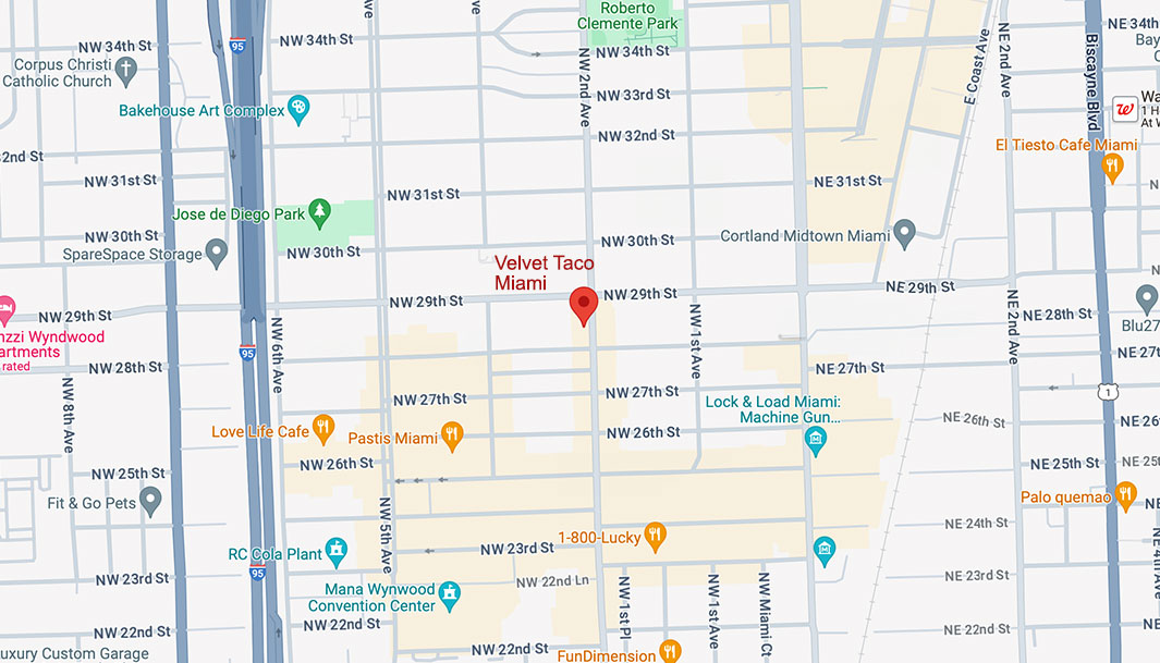Miami – Wynwood Google Maps Desktop