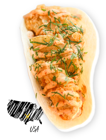 Fried Green Tomato & Blackened Shrimp